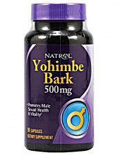 Natrol Yohimbe Bark 500 mg 90 кап