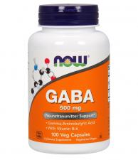 NOW GABA 500 mg 100 кап