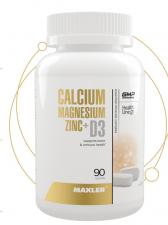 Maxler Calcium Zinс Magnesium + D3 90 таб