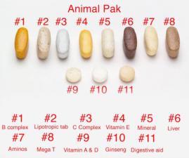 Universal Nutrition Animal Pak 30 пак