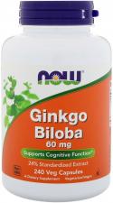 Now Ginkgo Biloba 60 мг 240 кап