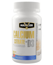 Maxler Calcium Citrate + D3 120 таб