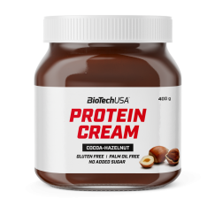 BioTech Protein Cream Шоколадная паста (фундук, какао, протеин) 400 гр
