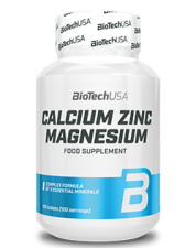 BioTech Calcium Zinc Magnesium 100 таб