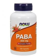 NOW PABA 500 мг 100 кап