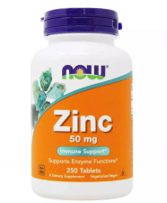 NOW Zinc Gluconate 50 мг 250 таб