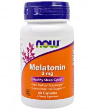 NOW Melatonin 3 mg 60 кап