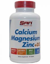 SAN Calcium Magnesium Zinc + D3 90 таб
