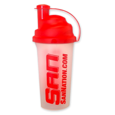 SAN Shaker Cup Clear With RED lid 700 мл